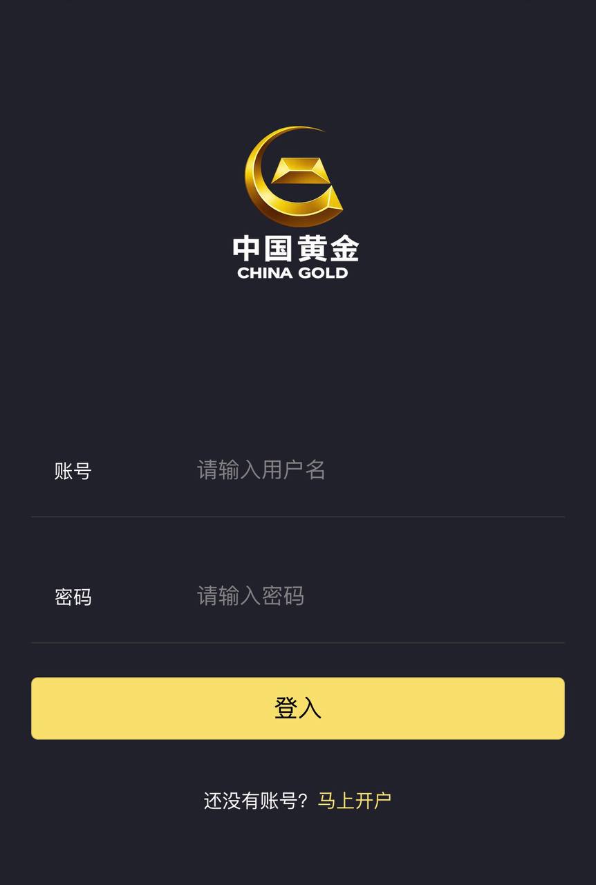 中国黄金主界面·沉浸无界